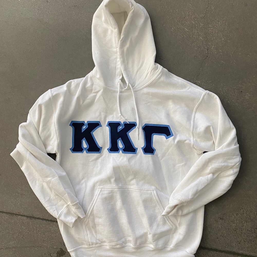 Kappa Kappa Gamma KKG White Hoodie